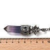 Natural Fluorite Faceted Bullet Pointed Dowsing Pendulums G-B149-14AS-03-3