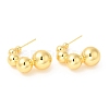 Rack Plating Brass Ear Studs for Women EJEW-Q770-13G-1