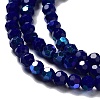 Opaque Glass Beads Strands EGLA-A035-P4mm-L09-3