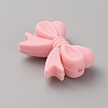 Bowknot Silicone Beads SIL-WH0010-24-2