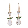 Alloy Enamel Dangle Earrings EJEW-JE03500-04-1