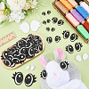 2 Bagds Oval Felt Craft Doll Eye DIY-FG0010-04A-4