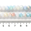 Electroplate Glass Beads Strands LAMP-S068-02L-4