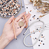 12 Strands 6 Colors Flat Round Handmade Polymer Clay Beads CLAY-PH0001-40A-02-6
