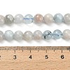 Natural Aquamarine Beads Strands X-G-F591-29A-6mm-02-5