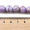 Natural Striped Stone Beads Strands G-D315-A01-02-10mm-5