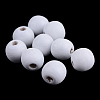 Dyed Natural Wood Beads WOOD-S662-18x20mm-13-1