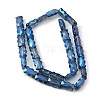 Electroplate Glass Beads Strands EGLA-L045-F-3