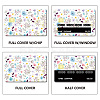 PVC Plastic Waterproof Card Stickers DIY-WH0432-006-4