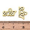 New Year's Day Tibetan Style Alloy Charms FIND-N014-01AG-3