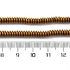 Electroplated Non-magnetic Hematite Beads Strands G-P571-B01-01D-4
