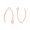 Ion Plating(IP) 304 Stainless Steel Earring Hooks STAS-L216-03A-RG-1