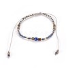 Nylon Thread Braided Bead Bracelets BJEW-E360-04-2