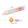 245Pcs 7 Colors Opaque Acrylic Beads MACR-YW0001-76A-4