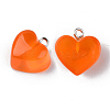 Transparent Resin Pendants RESI-R429-30I-2