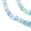 Gradient Color Electroplate Glass Bead Strands X-GLAA-E042-02A-3