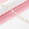 Transparent Glass Beads Strand X1-GLAA-F112-04K-2
