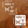 PET Hollow Out Drawing Painting Stencils DIY-WH0391-0559-2