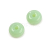 Imitation Jade Glass Seed Beads SEED-Q038-01E-3