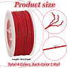 4 Rolls 4 Colors Round Nylon Cords OCOR-PH0006-28-3