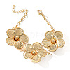 Iron Flower Link Bracelets WG30024-05-1