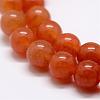 Natural Red Aventurine Bead Strands G-P257-02-6mm-3