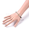 Adjustable Natural Green Aventurine Braided Bead Bracelets BJEW-JB04599-03-4
