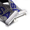 Fashionable Velvet Cord Wide Bracelets BJEW-L638-17M-5