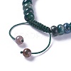 Adjustable Nylon Cord Braided Bead Bracelets BJEW-F369-C08-3