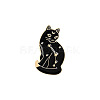 Cat with Moon Enamel Pin MOST-PW0001-046B-1