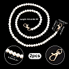   2Pcs Resin Imitation Pearl Bead Bag Straps FIND-PH0008-23C-5
