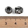 304 Stainless Steel European Beads STAS-C108-09B-AS-2