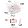 24Pcs 6 Colors Christmas Theme Transparent Resin Imitation Food Pendants RESI-FS0001-42-5