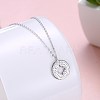 925 Sterling Silver Pendant Necklaces NJEW-BB30066-4