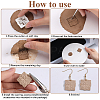 3Pcs 3 Styles Retro Flower Pattern Resin Clay Pressed Molds DIY-CP0010-32-6
