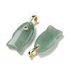 Natural Green Aventurine Pendants G-A297-01G-20-2