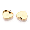 304 Stainless Steel Connector Cabochon Settings STAS-N115-39G-2
