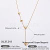 316L Surgical Stainless Steel Y Tassel Necklaces for Women FS-WGE9B28-14-1