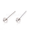 925 Sterling Silver Stud Earring Findings STER-K167-027A-S-6
