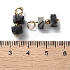 Natural Gemstone Cuboid Beaded Pendants STAS-C120-02G-4