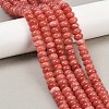 Dyed Natural White Jade Beads Strands G-G107-A27-01-2