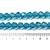 Transparent Glass Beads X-EGLA-A035-T10mm-D12-5