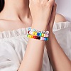 1200Pcs 2 Style 3 Colors Opaque & Transparent Acrylic European Beads OACR-SZ0001-27-6