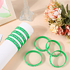 Word Star Student Silicone Cord Bracelet Wristband BJEW-WH0018-49D-4