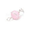 Natural Selenite Pendants PALLOY-JF03769-02-5