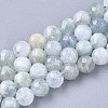 Natural Aquamarine Beads Strands G-S345-8mm-013-1