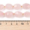 Natural Rose Quartz Beads Strands G-P541-A01-02-4