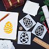 Easter PET Plastic Hollow Out Drawing Painting Stencils Templates DIY-WH0349-107-3