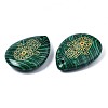 Synthetic Malachite Pendants G-T122-73G-4