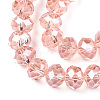 Electroplate Glass Beads Strands EGLA-A034-T10mm-A34-2